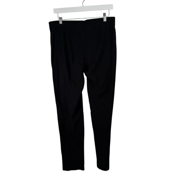 Eileen Fisher Washable Stretch Crepe Pants Pull On Black Capsole Womens Medium - Picture 4 of 6